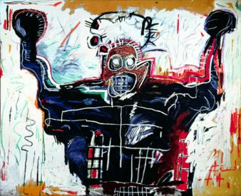 La toile sans titre de Jean-Michel Basquiat représentant un boxeur